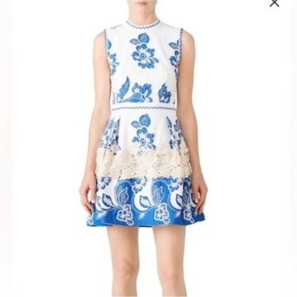 Alexis Farah Mini Dress in Santorini Embroidery XS - Picture 4 of 10